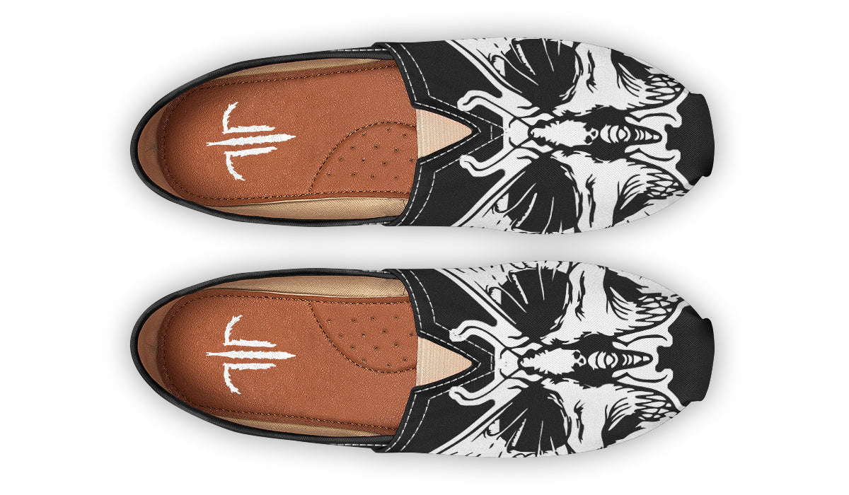 Wings Of Death Casual Shoes - Last Light Apparel