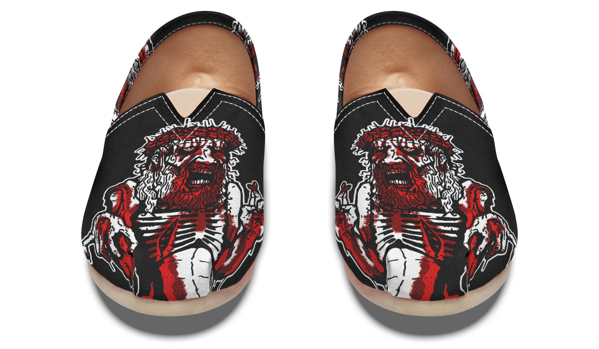 Zombie Jesus Casual Shoes