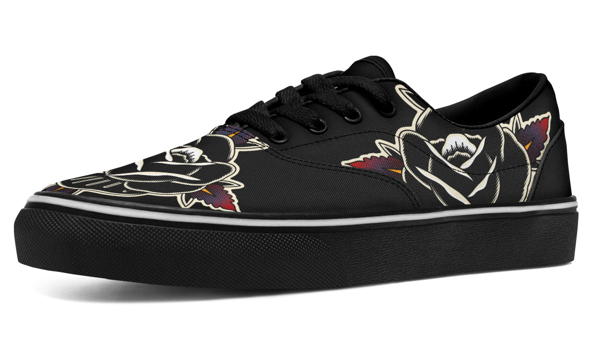 Black Rose Classic Shoes - Last Light Apparel