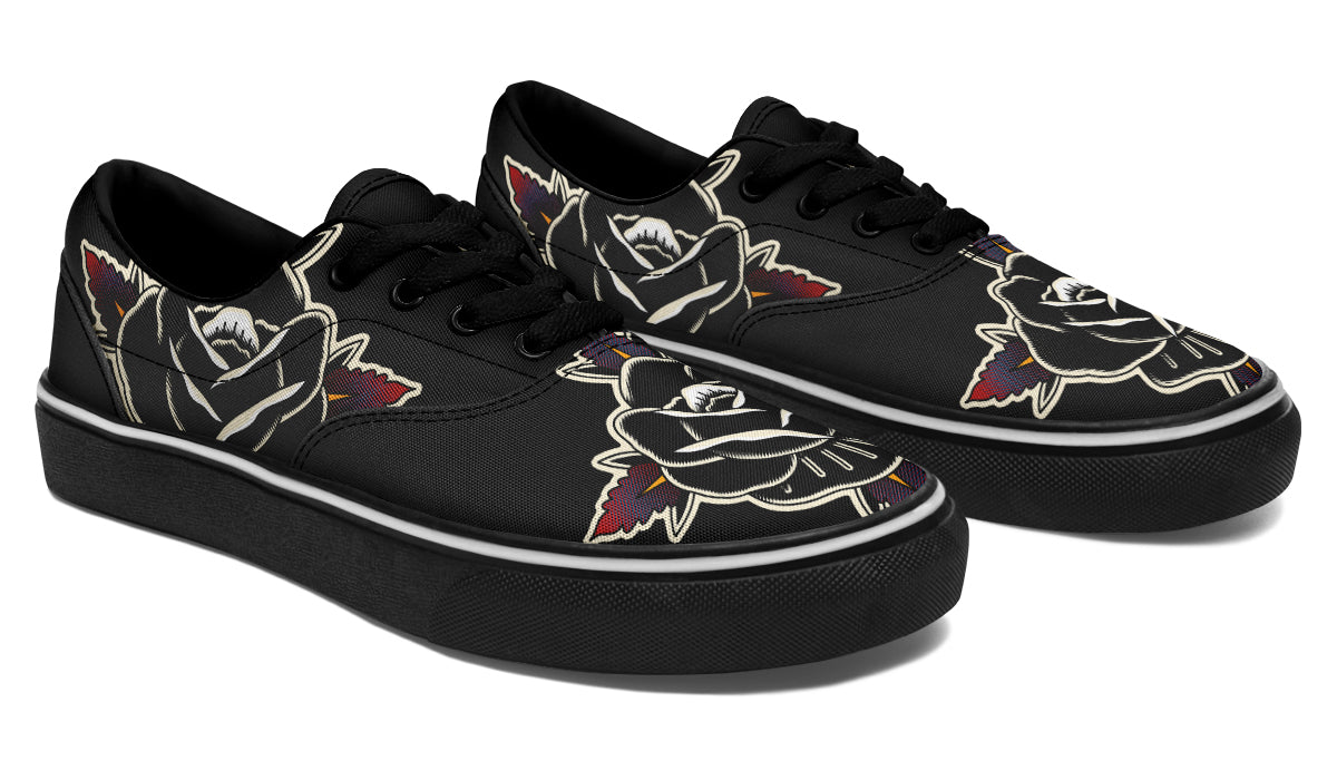 Black Rose Classic Shoes - Last Light Apparel