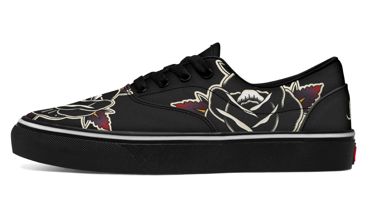 Black Rose Classic Shoes - Last Light Apparel
