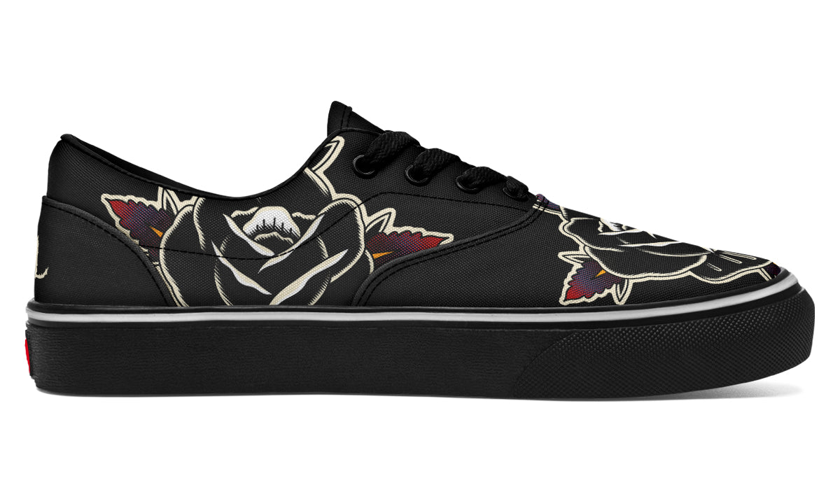 Black Rose Classic Shoes - Last Light Apparel