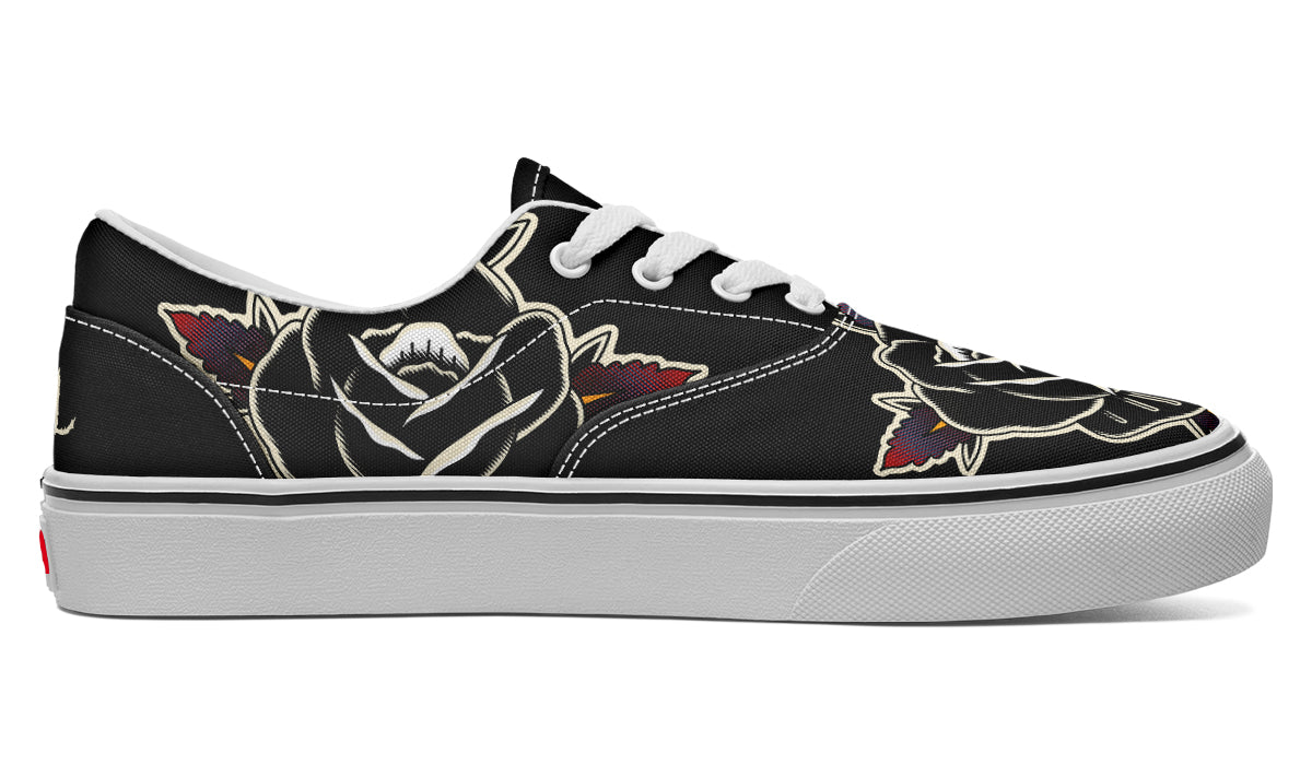 Black Rose Classic Shoes - Last Light Apparel