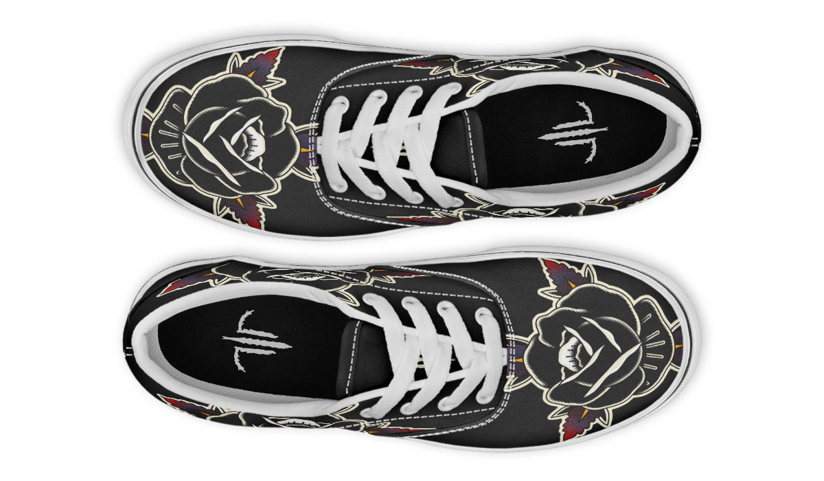 Black Rose Classic Shoes - Last Light Apparel