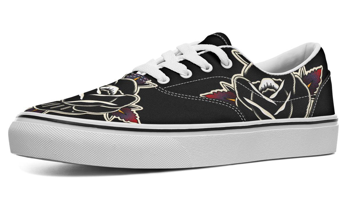 Black Rose Classic Shoes - Last Light Apparel