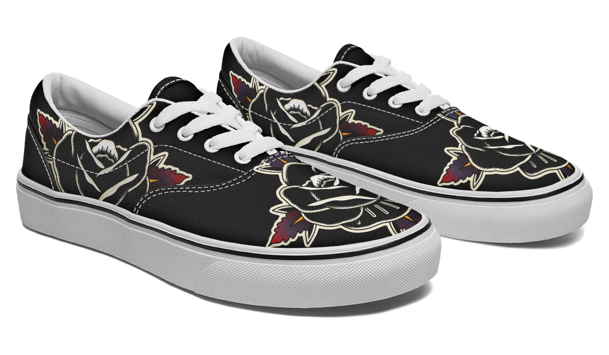 Black Rose Classic Shoes - Last Light Apparel