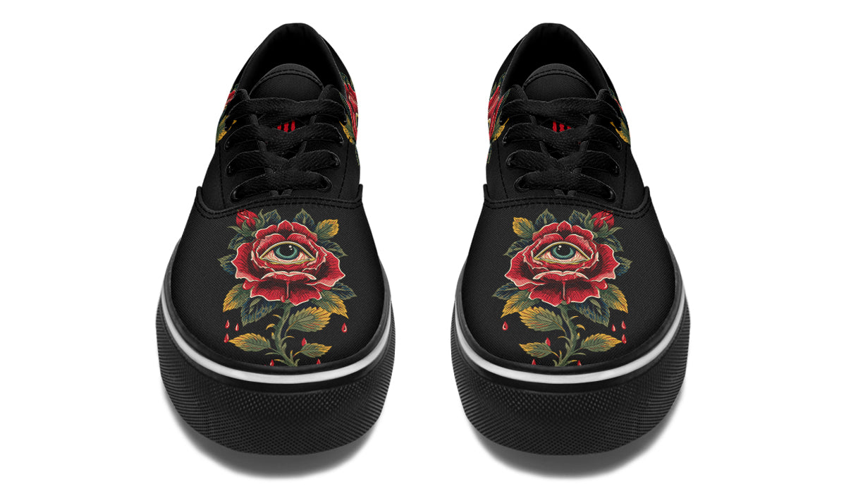 Bleeding Eye Rose Classic Shoes