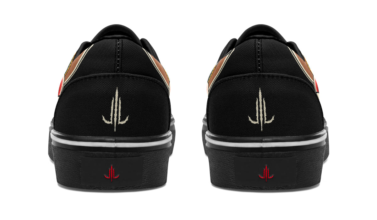 Blooming Girl Head Classic Shoes