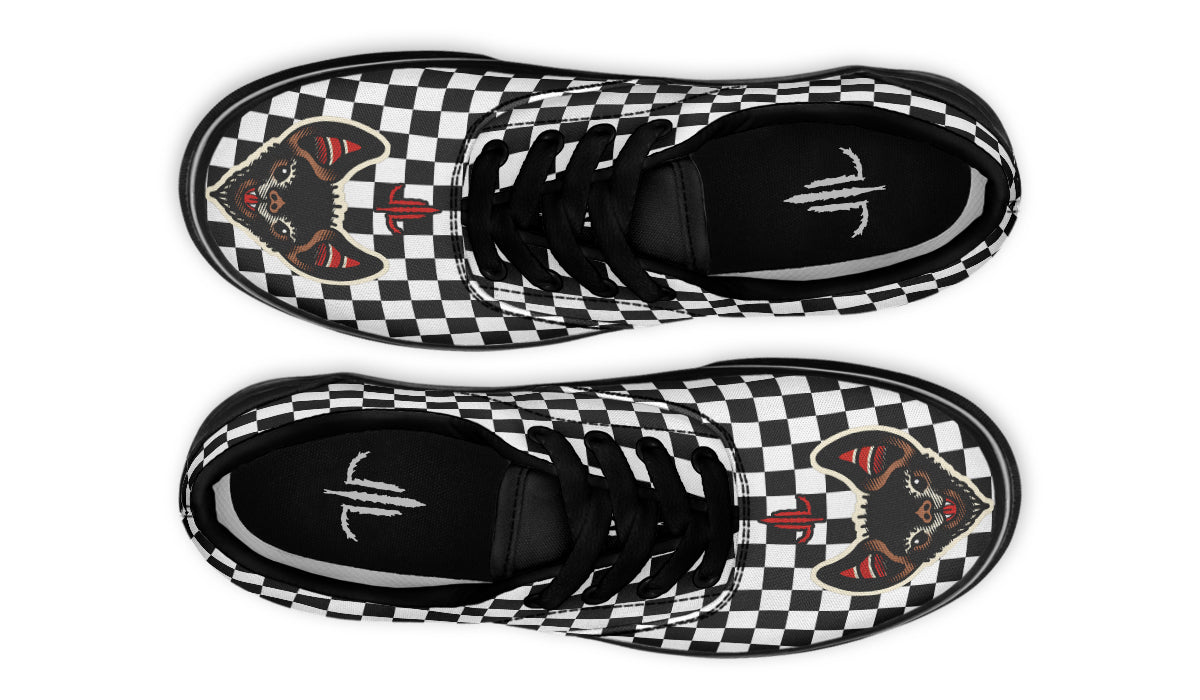 Checkered Bats V2 Classic Shoes