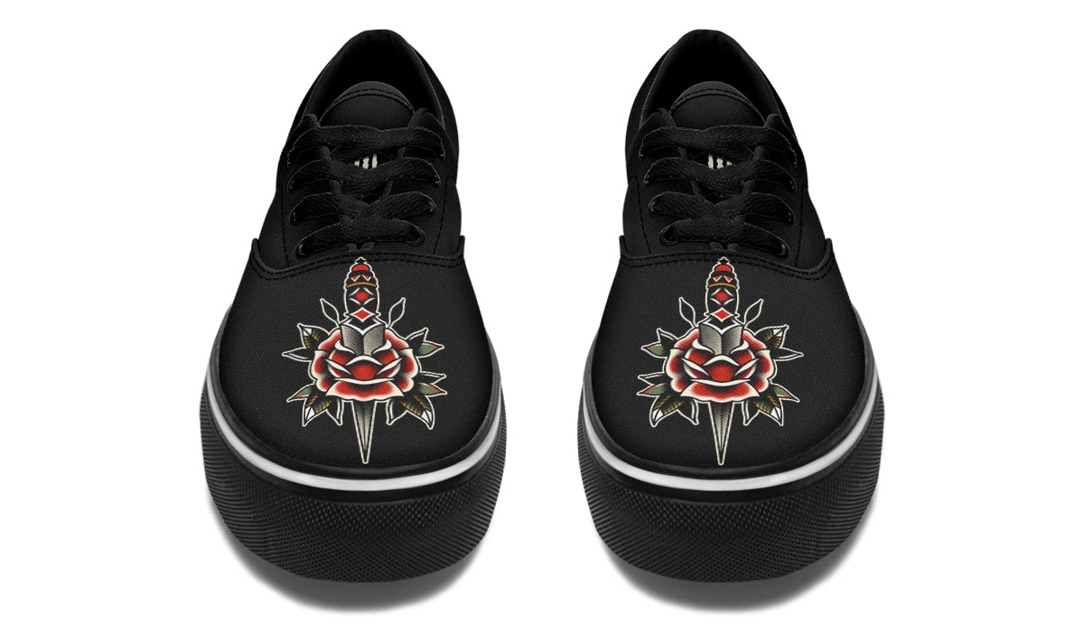 Dagger Rose Classic Shoes