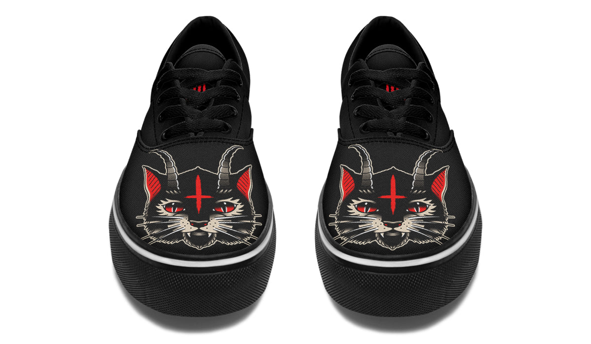 Demon Cat Classic Shoes