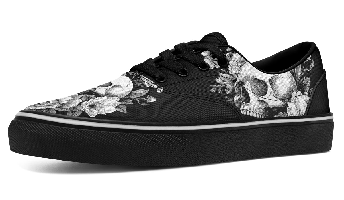 Flowering Skull Classic Shoes