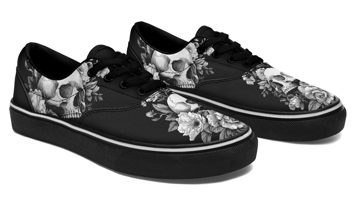 Flowering Skull Classic Shoes
