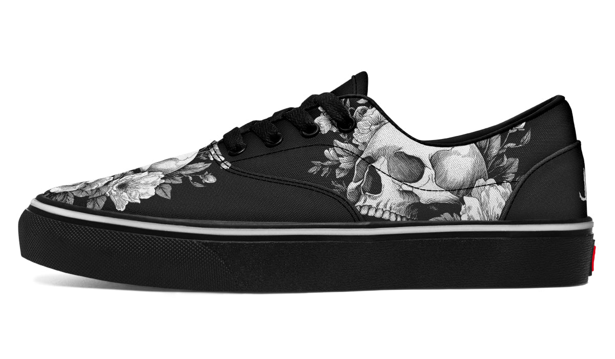 Flowering Skull Classic Shoes
