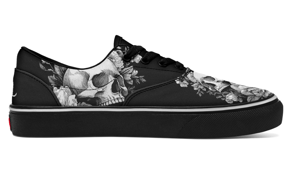 Flowering Skull Classic Shoes