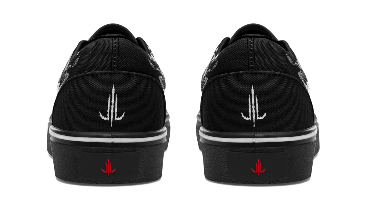 Flowering Skull Classic Shoes