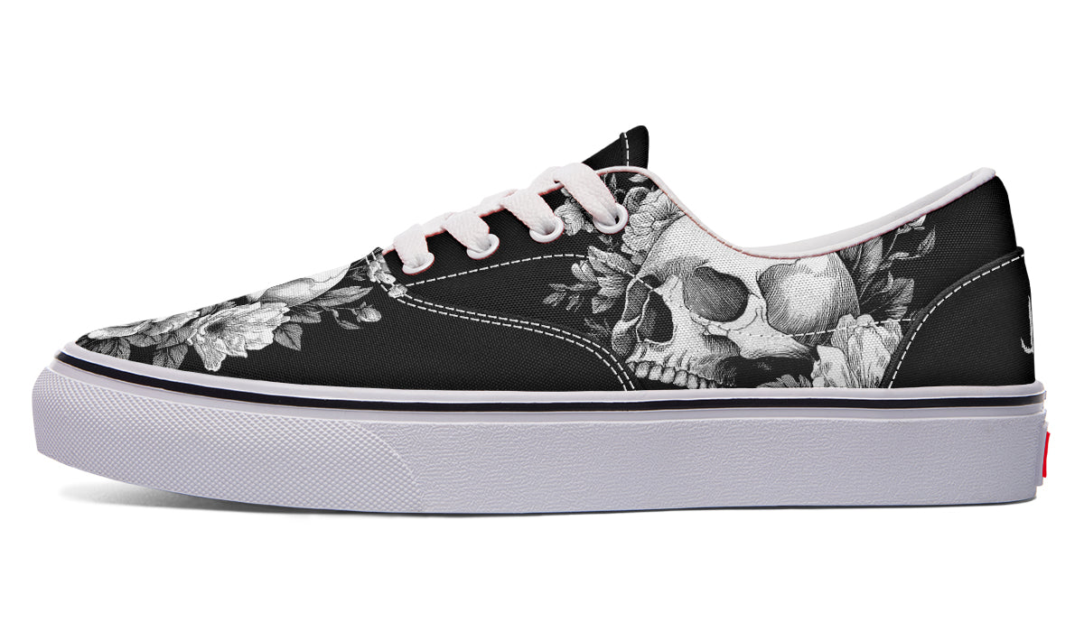 Flowering Skull Classic Shoes
