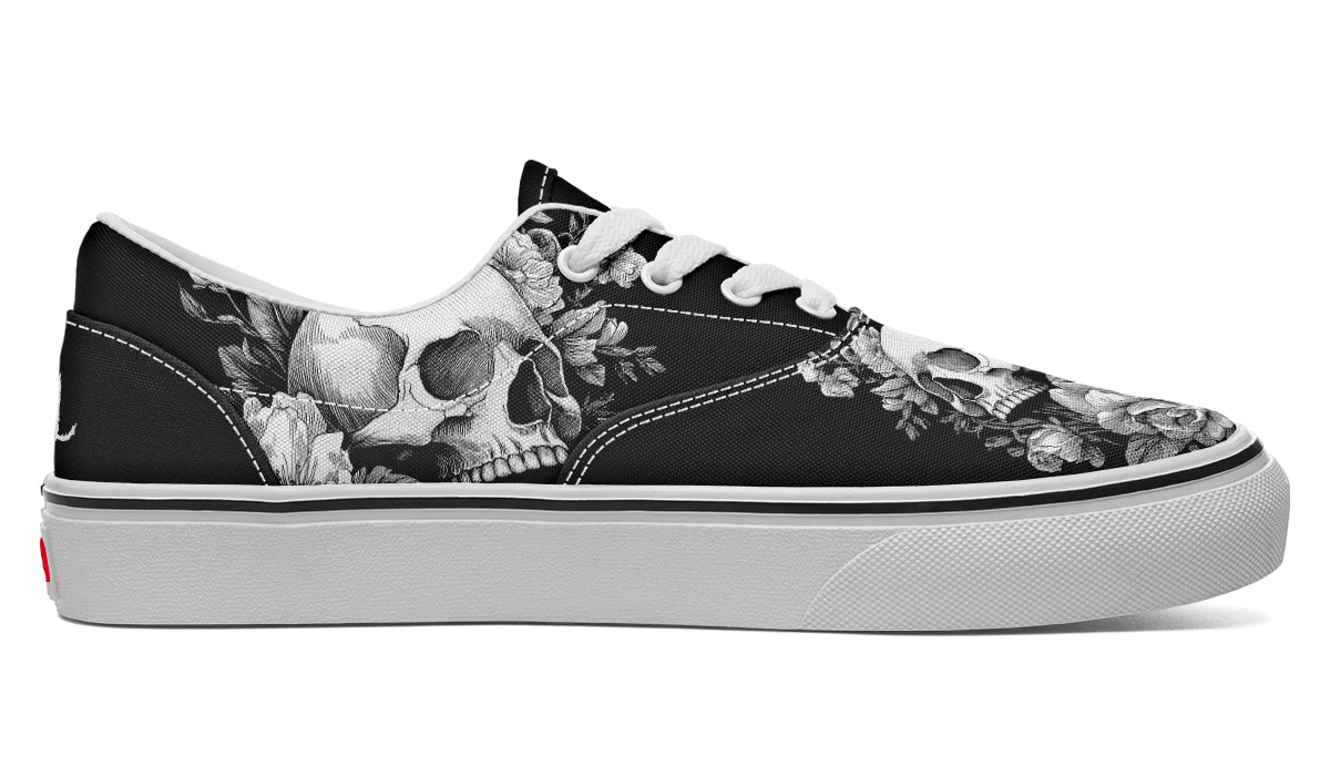Flowering Skull Classic Shoes