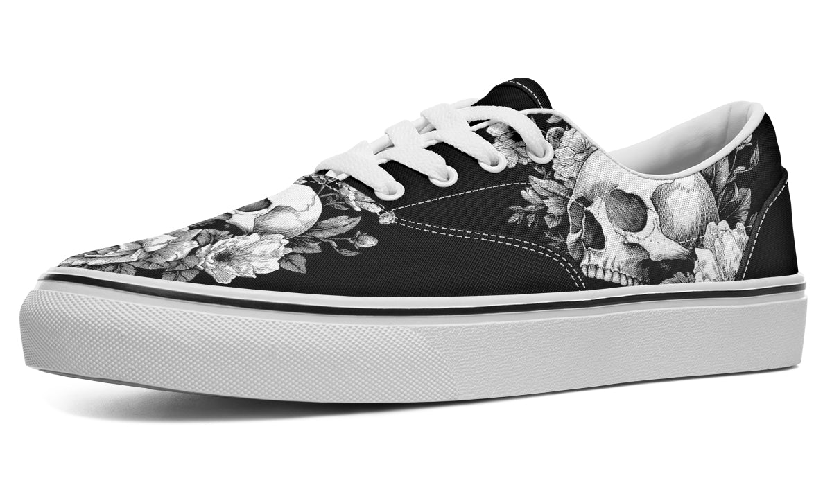 Flowering Skull Classic Shoes