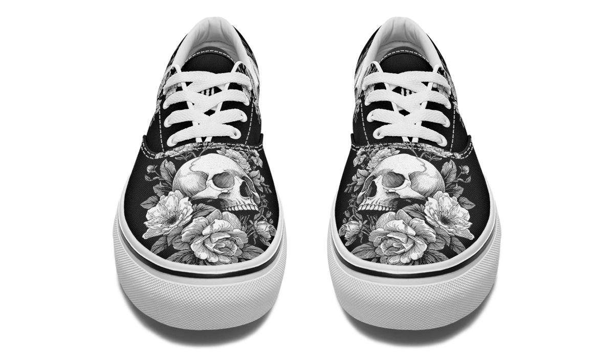 Flowering Skull Classic Shoes