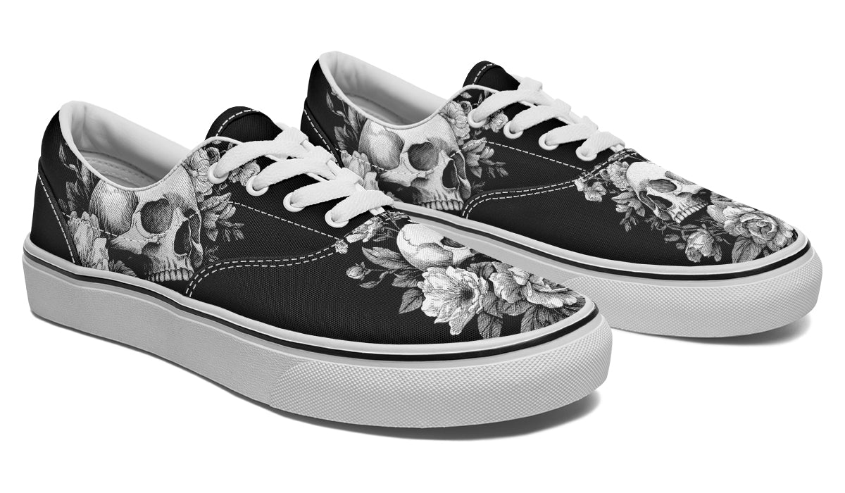 Flowering Skull Classic Shoes