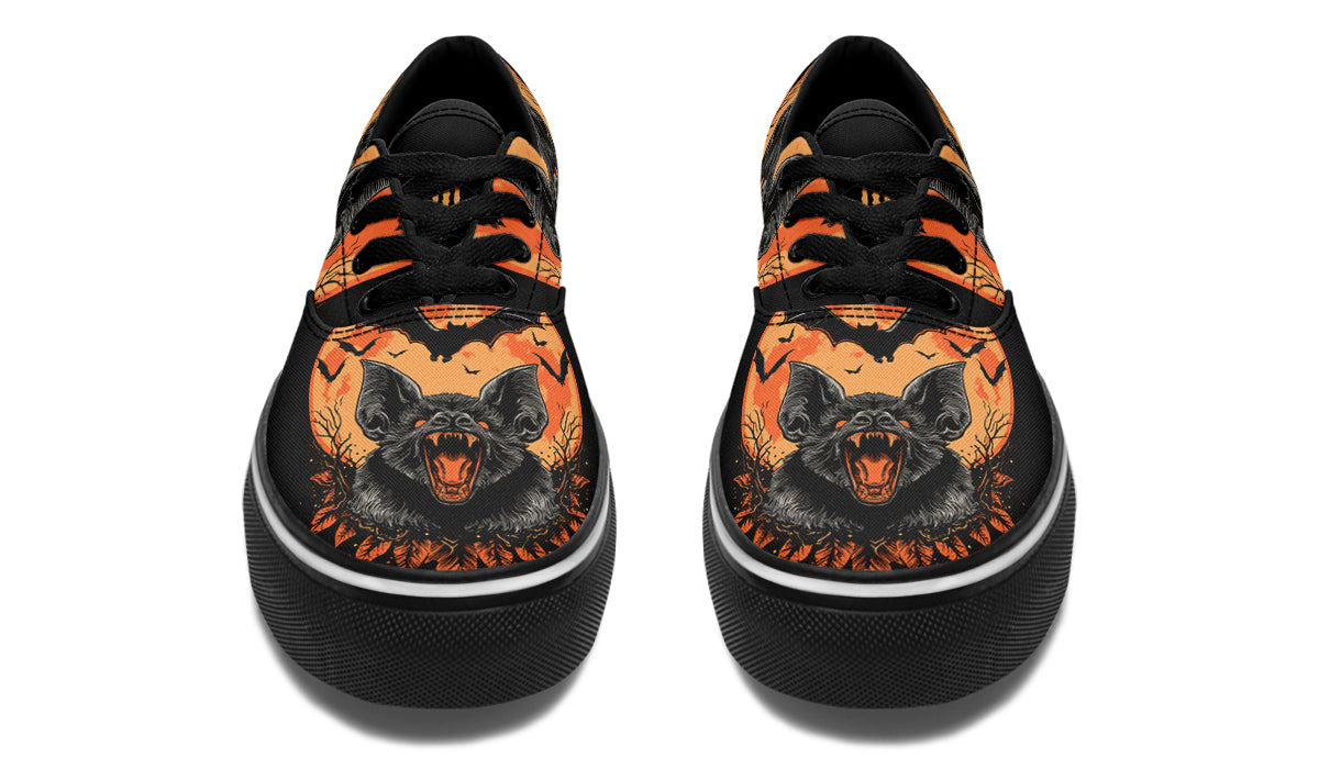 Halloween Fall Bats Classic Shoes