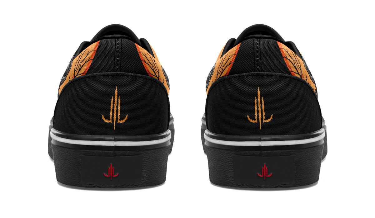 Halloween Fall Bats Classic Shoes