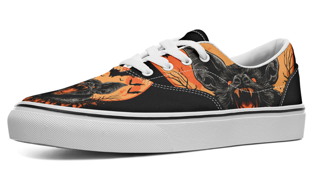 Halloween Fall Bats Classic Shoes