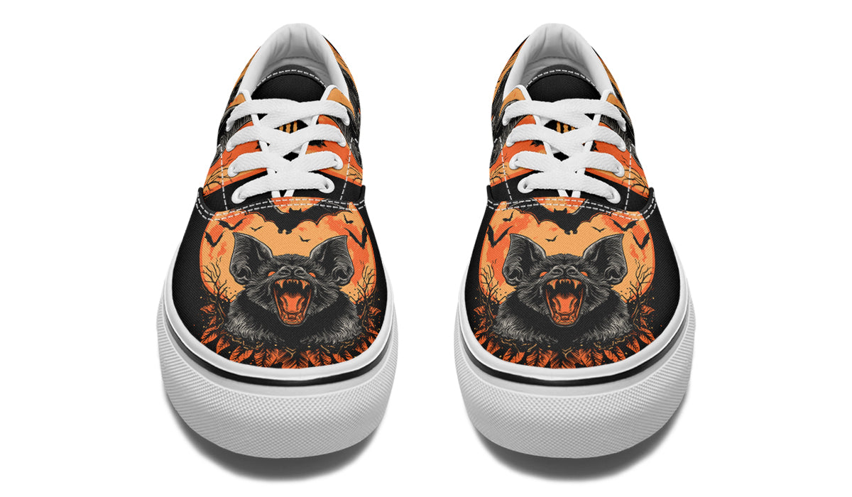 Halloween Fall Bats Classic Shoes