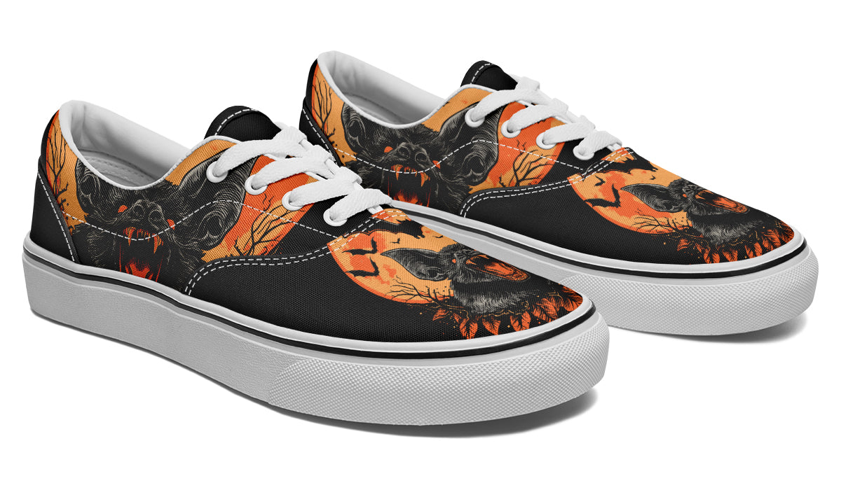Halloween Fall Bats Classic Shoes