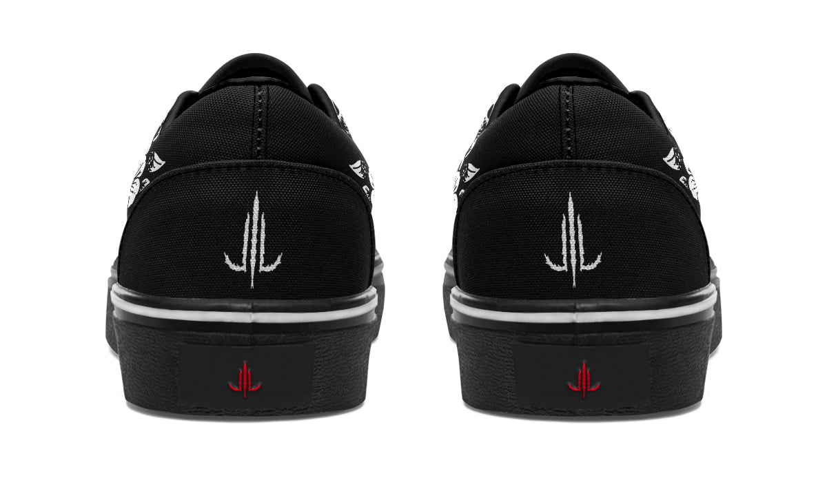 Minimalist Dagger Flowers Classic Shoes