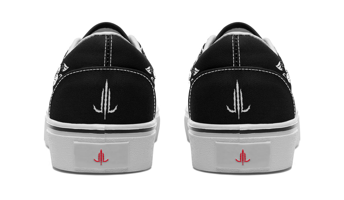 Minimalist Dagger Flowers Classic Shoes