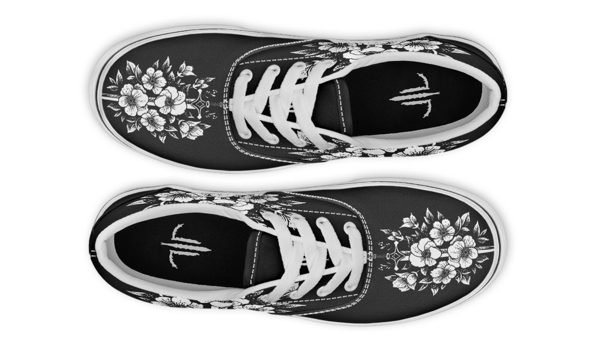 Minimalist Dagger Flowers Classic Shoes