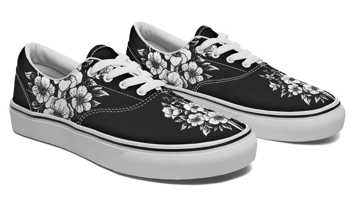Minimalist Dagger Flowers Classic Shoes
