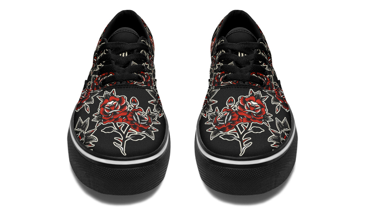 Pattern Rose Classic Shoes