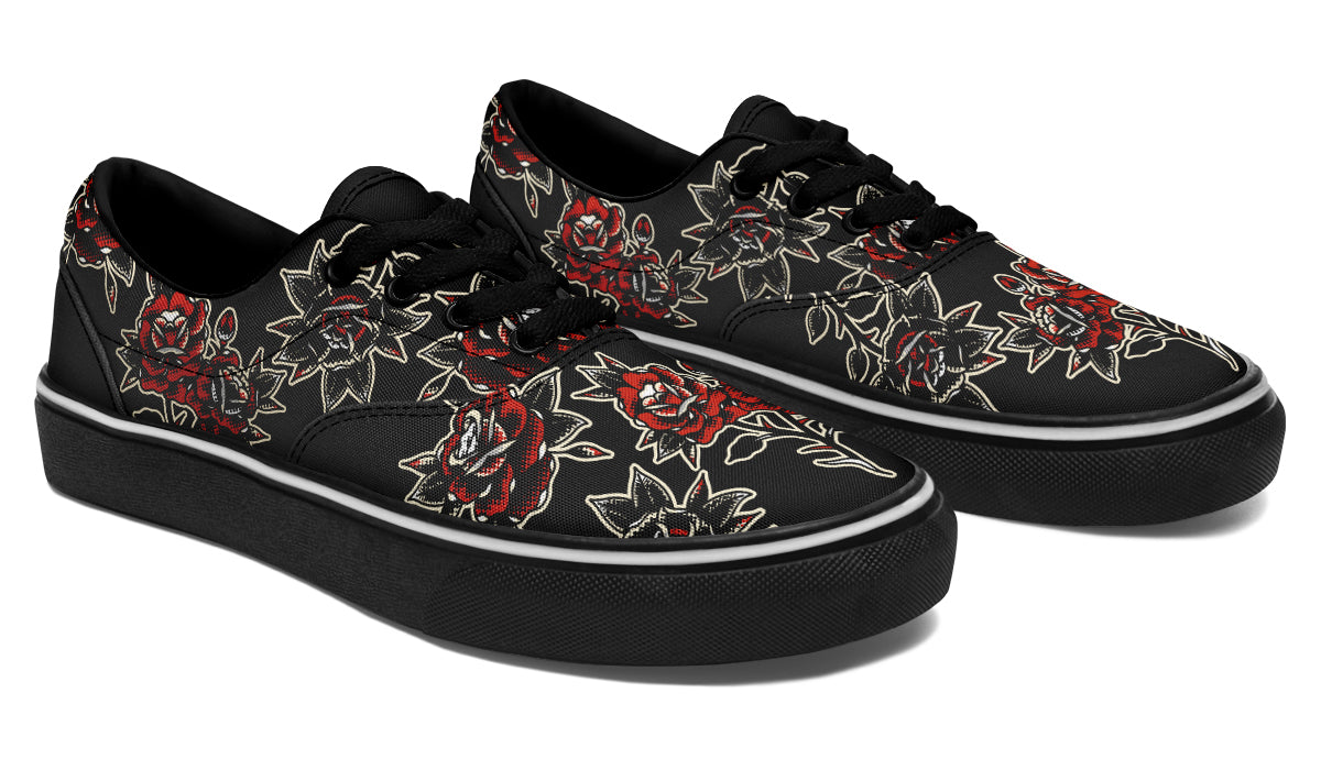 Pattern Rose Classic Shoes