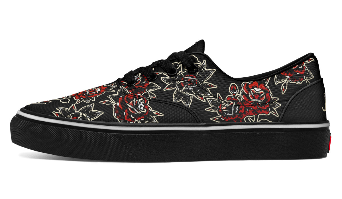 Pattern Rose Classic Shoes