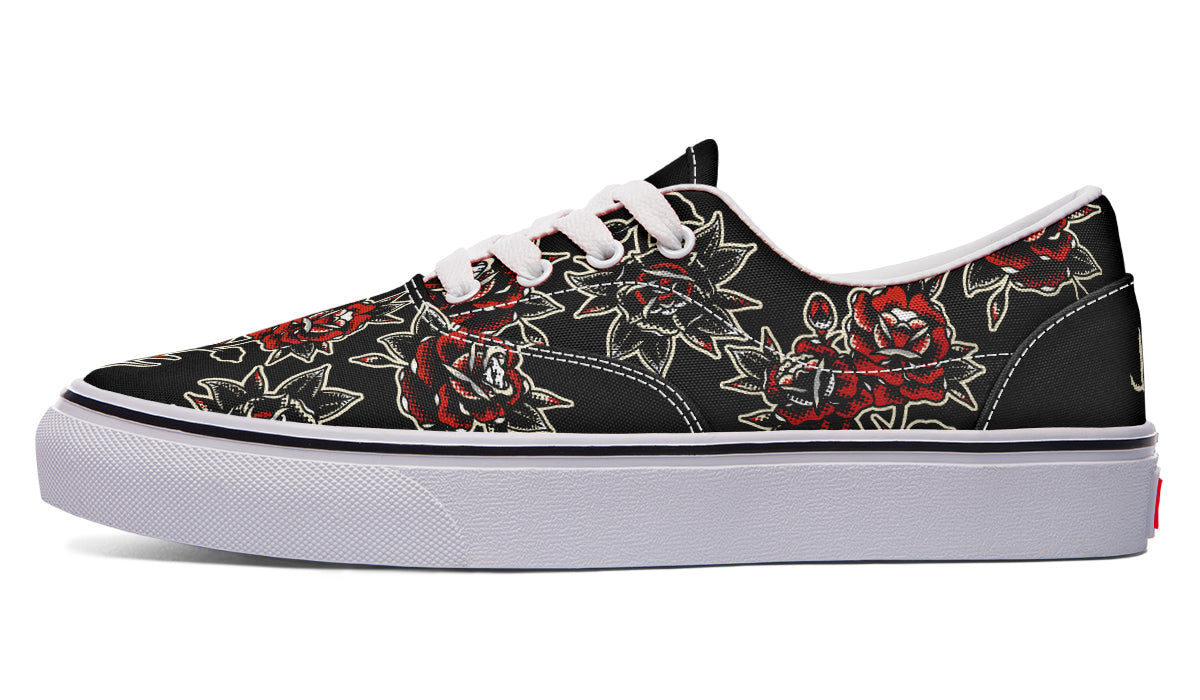 Pattern Rose Classic Shoes