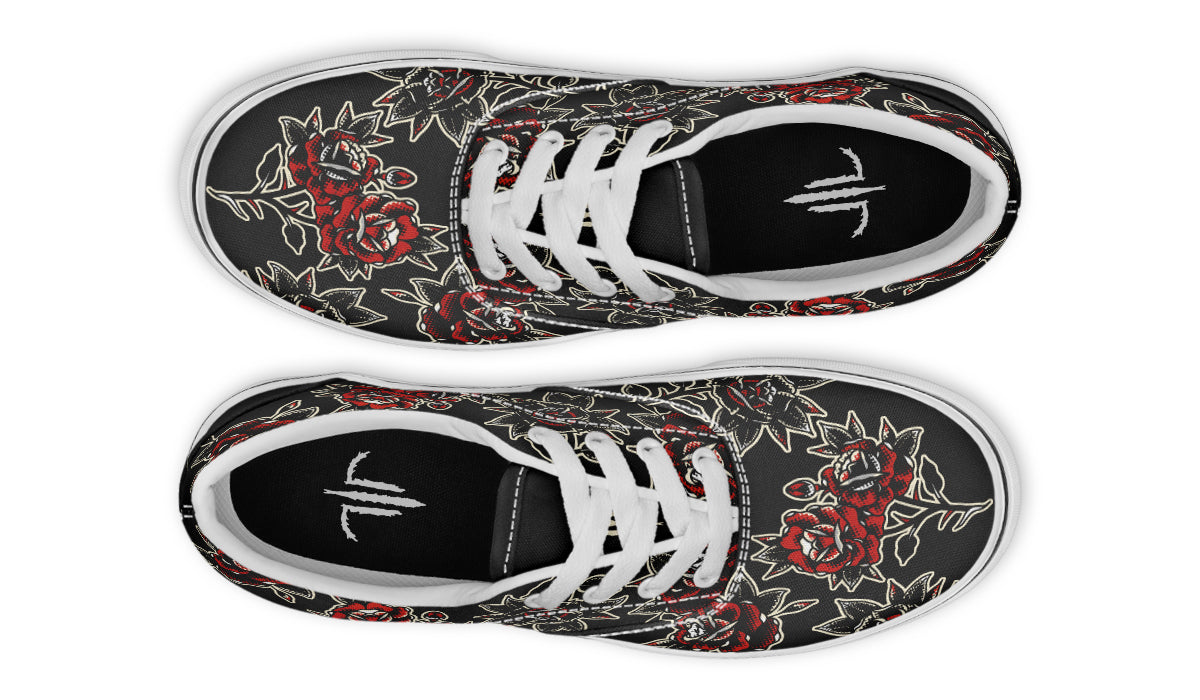 Pattern Rose Classic Shoes