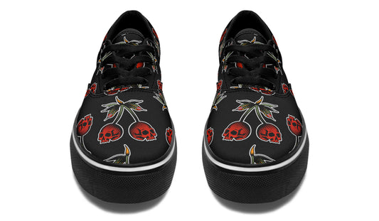 Skull Cherries Classic Shoes