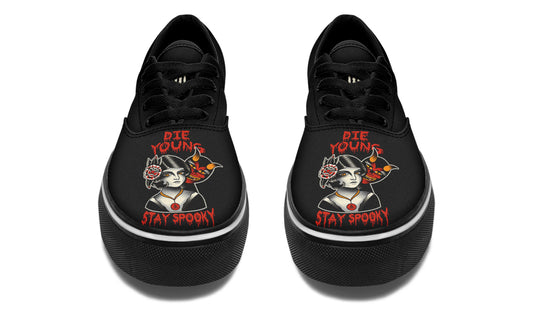 Die Young Stay Spooky Classic Shoes