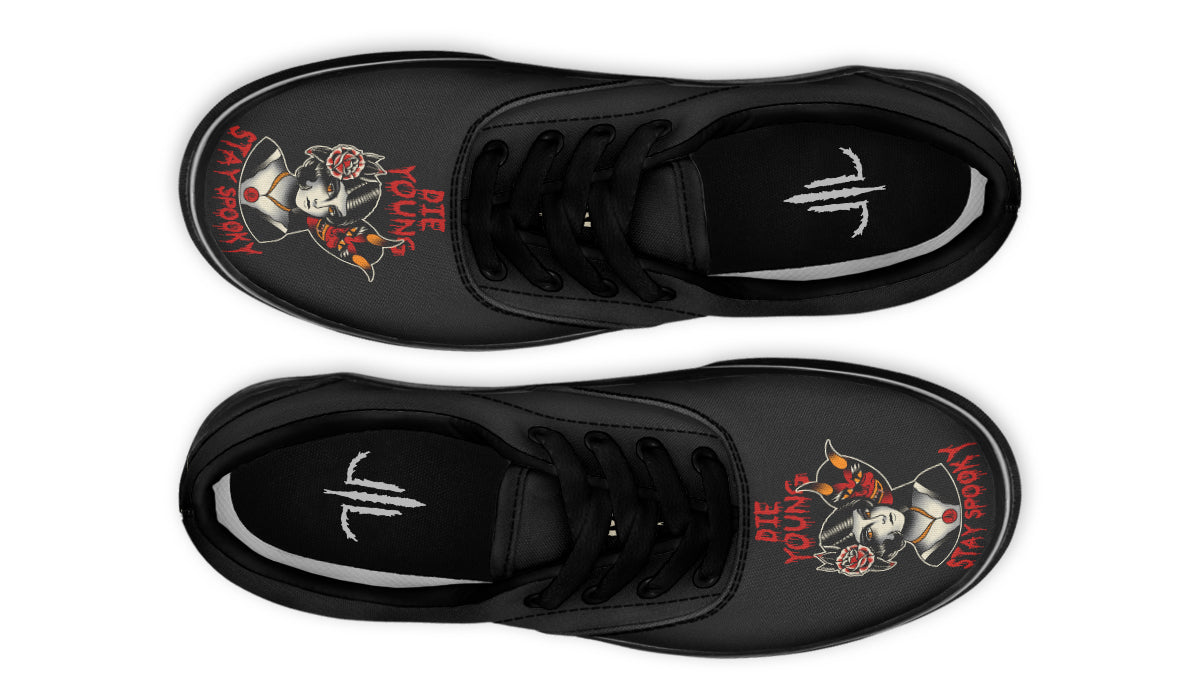 Die Young Stay Spooky Classic Shoes