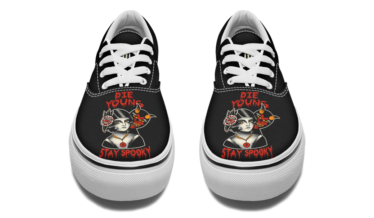 Die Young Stay Spooky Classic Shoes