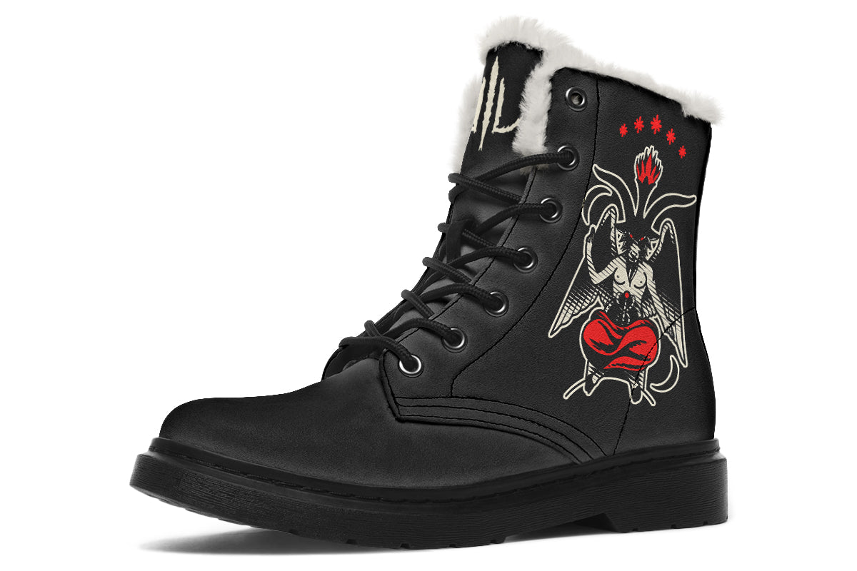 Baphomet Comfy Boots