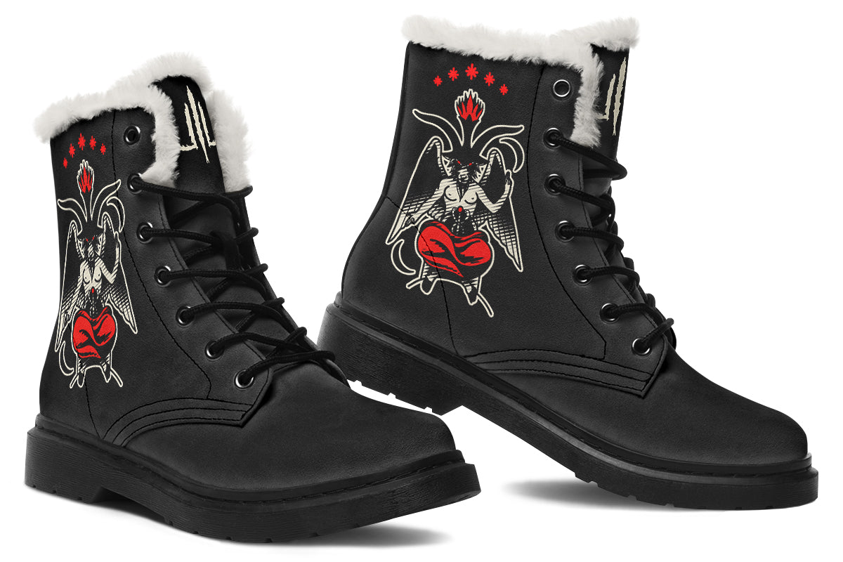 Baphomet Comfy Boots