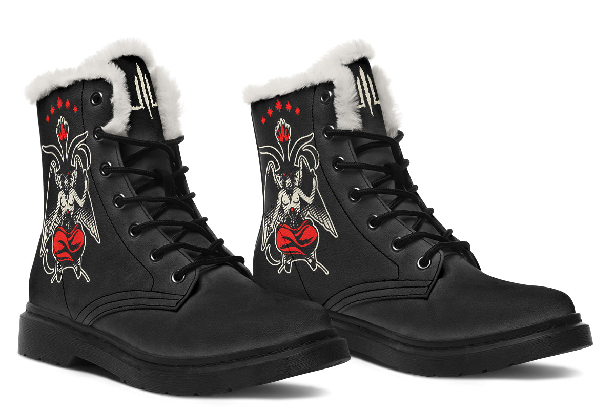 Baphomet Comfy Boots