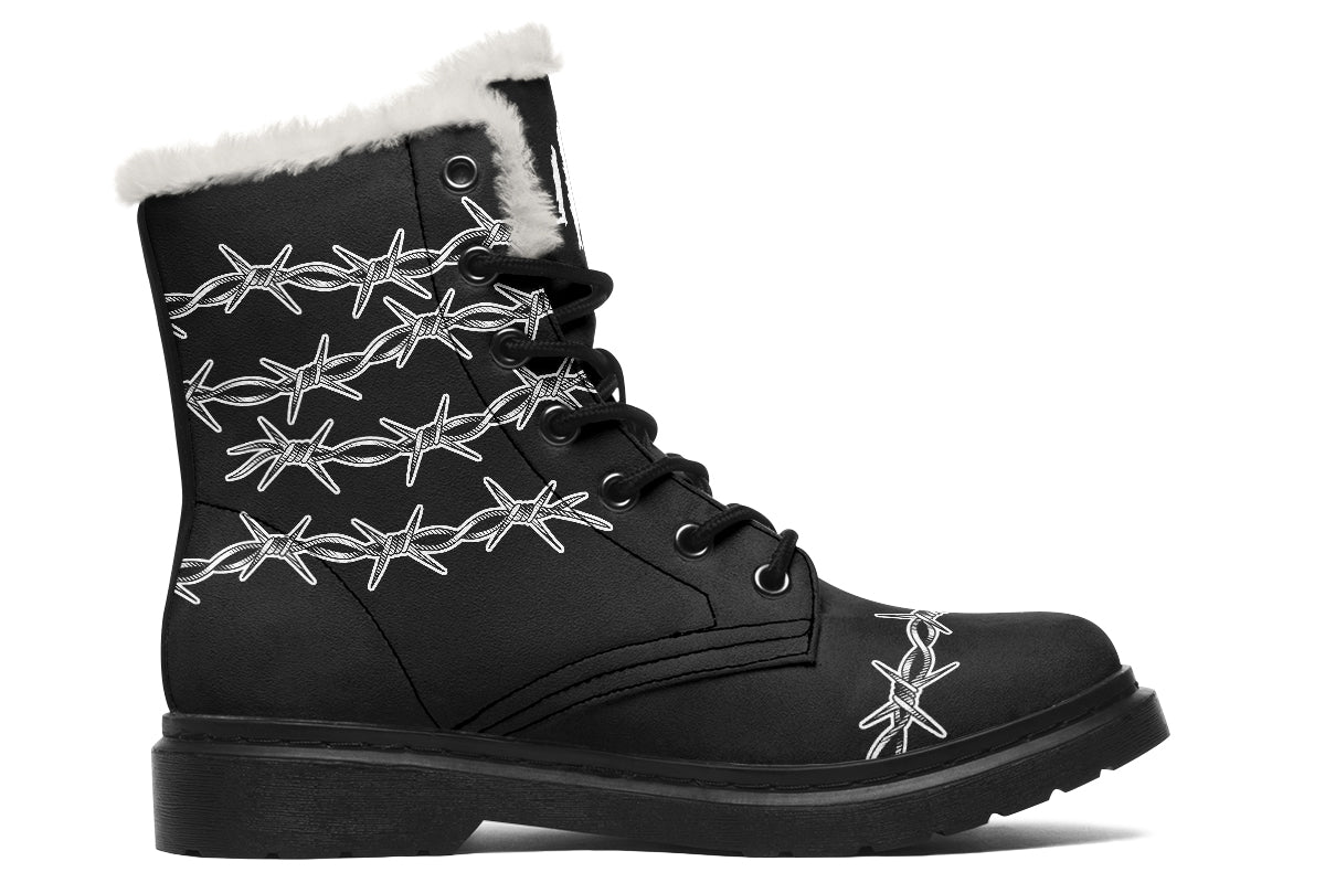 Barbed Wire Comfy Boots