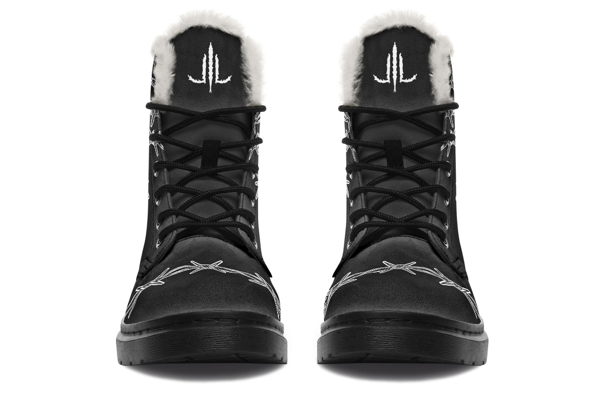 Barbed Wire Comfy Boots