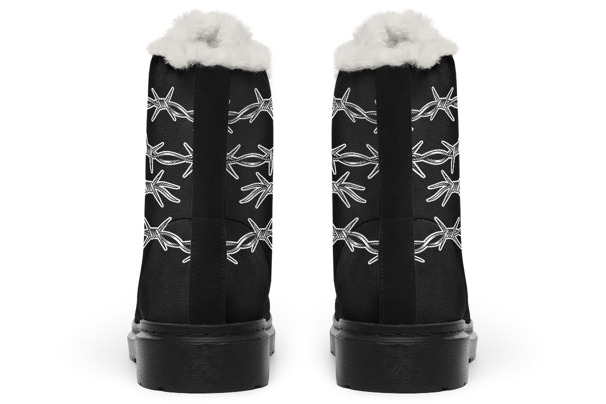 Barbed Wire Comfy Boots