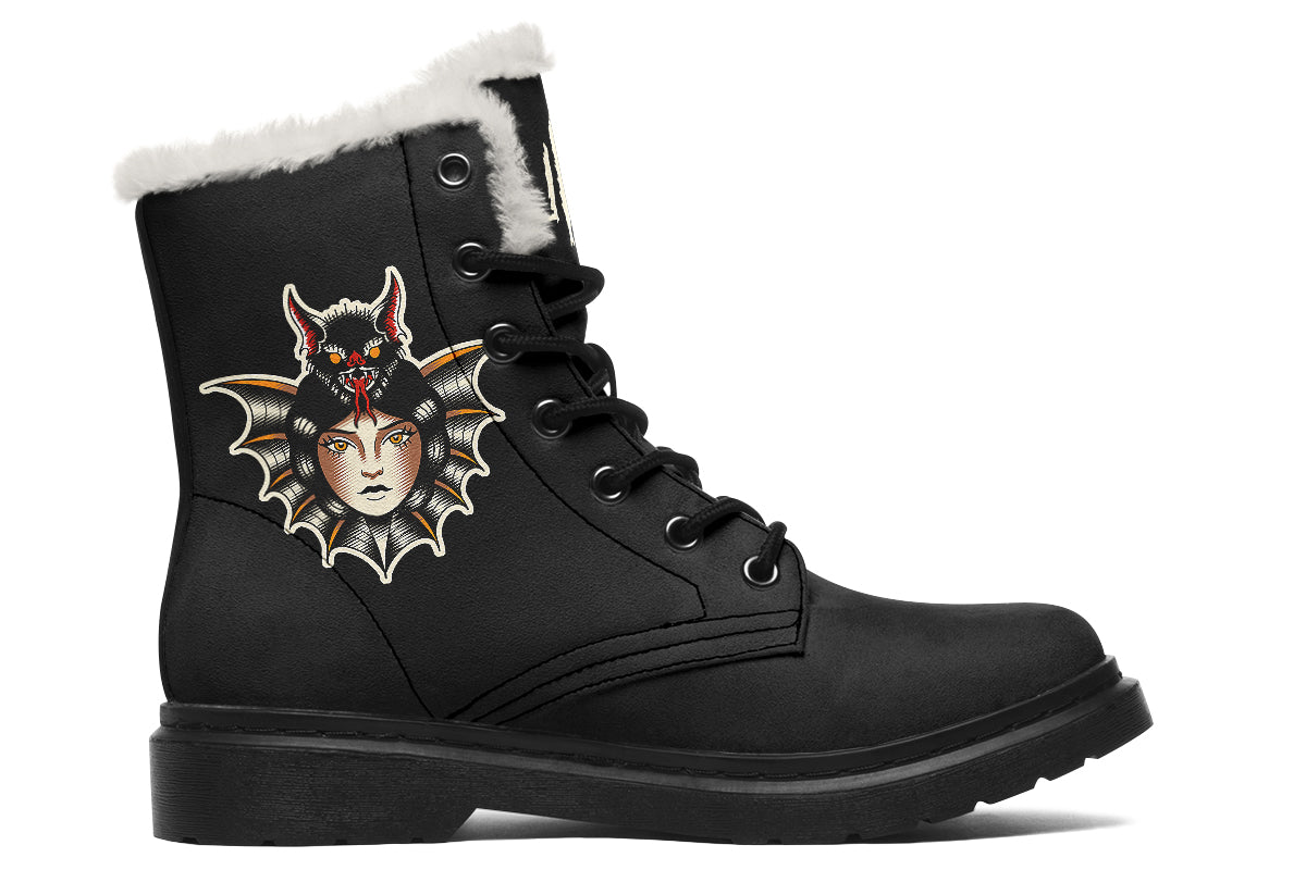 Bat Lady Comfy Boots